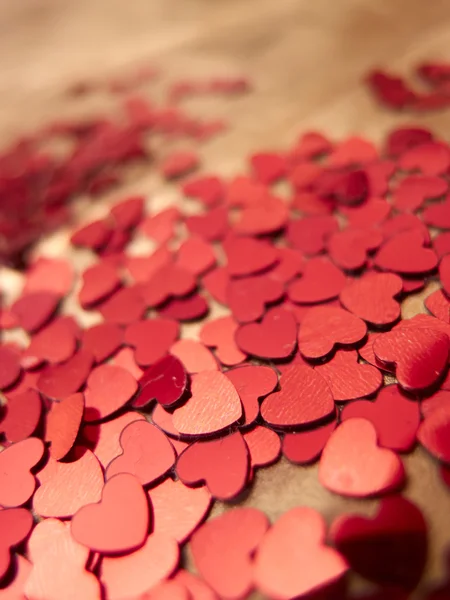 Hearts confetti — Stock Photo, Image