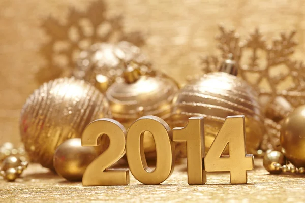 Nuevo año 2014 — Foto de Stock