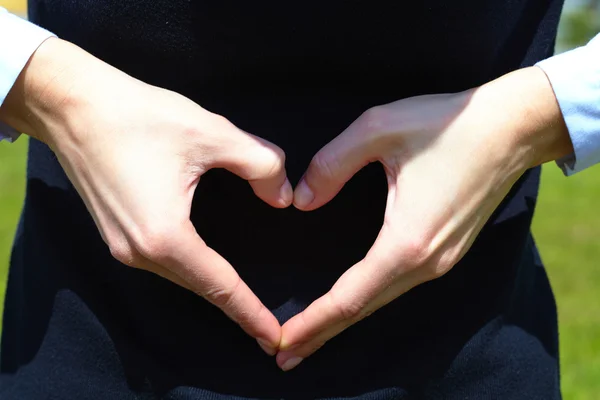 Heart shaped sign — Stock Photo, Image