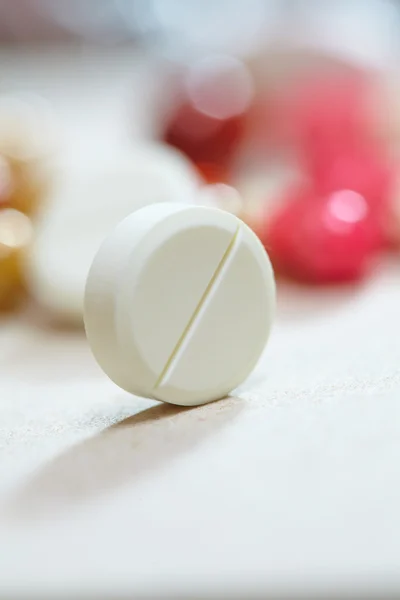 White pill — Stock Photo, Image