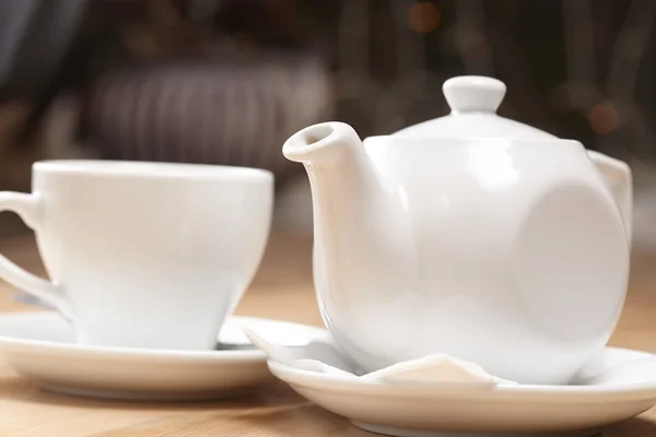 お茶とティーポット — ストック写真
