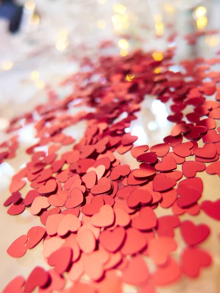 Hearts confetti — Stock Photo, Image