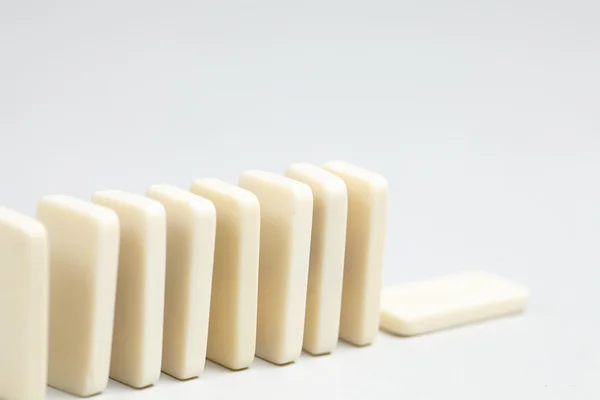 Pezzi di domino — Foto Stock