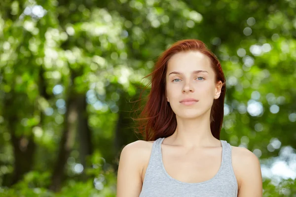 Krásná žena fit — Stock fotografie