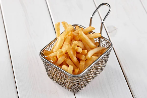 Pommes Frites Korgen Royaltyfria Stockfoton