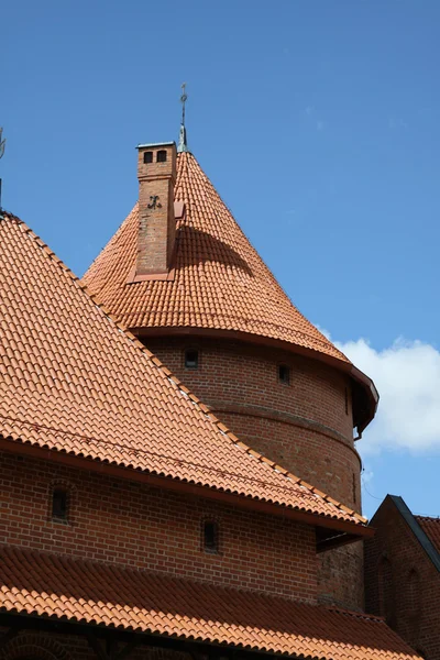 Тракайский замок в Литве — стоковое фото