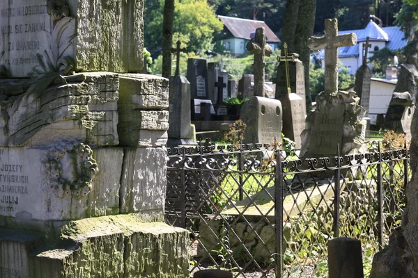 Gamla Miram cemetery i vilnius — Stockfoto