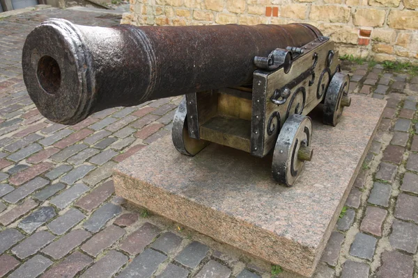 Старі гармати заліза в Ризі — стокове фото