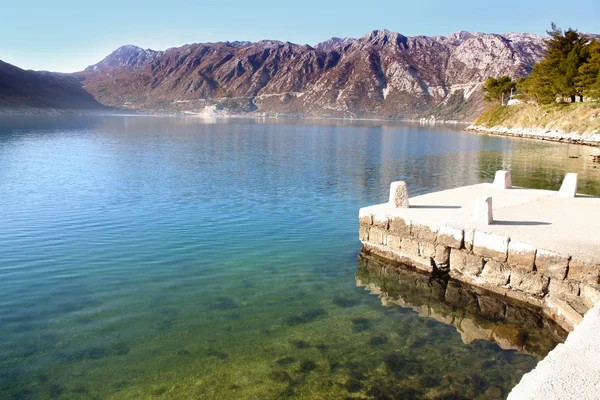 Kotor Bay, Perast, perto de Kotor, Montenegro — Fotografia de Stock