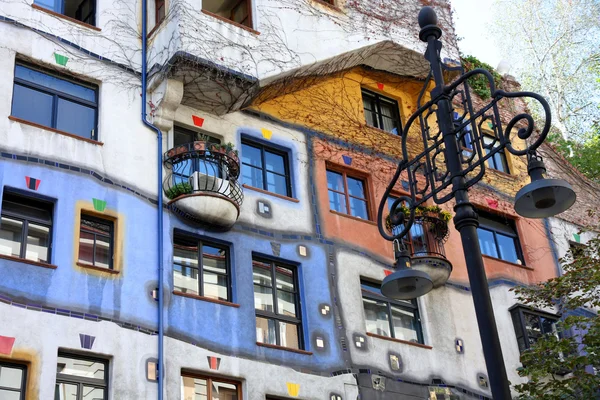 Avusturya, Viyana 'daki Hundertwasser Evi — Stok fotoğraf