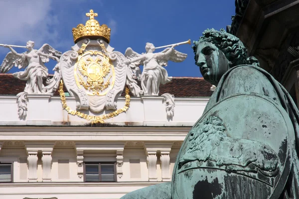 Hofburg palace nádvoří, Vídeň, Rakousko — Stock fotografie