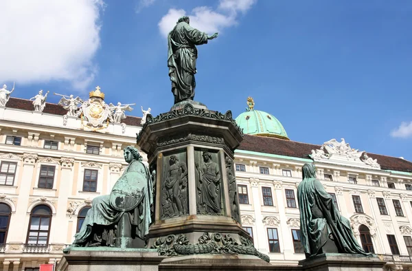 Pałac Hofburg dziedziniec, Wiedeń, austria — Zdjęcie stockowe