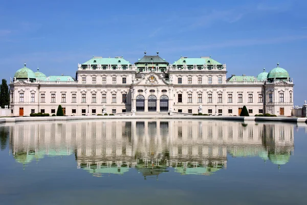 Barokowy zamek belvedere, Wiedeń, austria — Zdjęcie stockowe