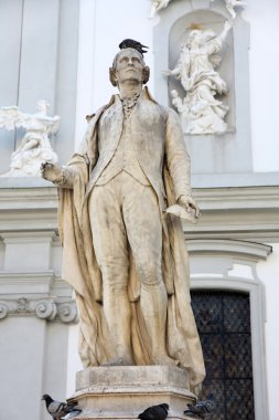 müzisyen heykeli franz joseph haydn, Viyana, Avusturya