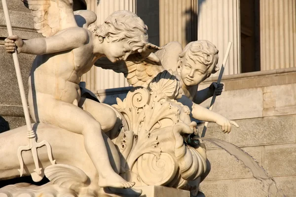 The Austrian Parliament in Vienna, Austria — Stock Photo, Image