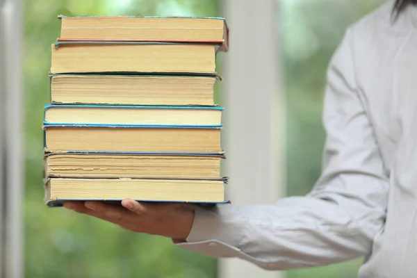 Na biblioteca — Fotografia de Stock