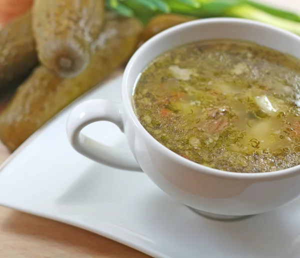 Sopa de pepino — Fotografia de Stock