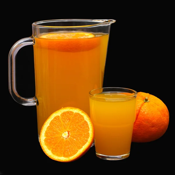 Frischer Orangensaft — Stockfoto