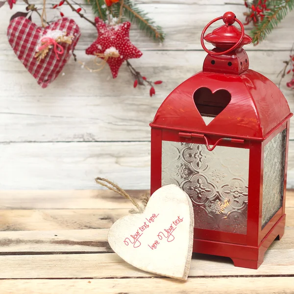 Burning lantern — Stock Photo, Image