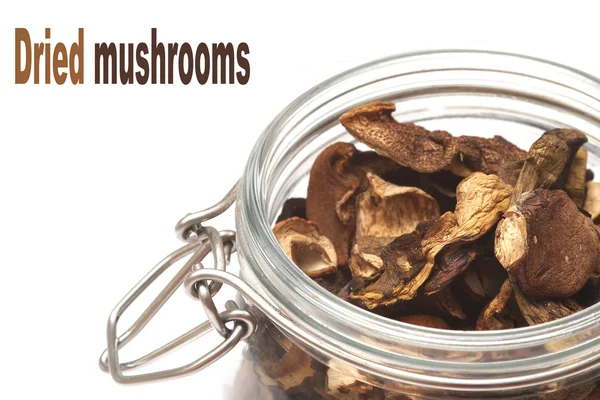 Dried mushrooms — Stock Photo, Image