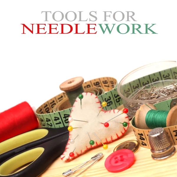 Werkzeuge für Handarbeit — Stockfoto