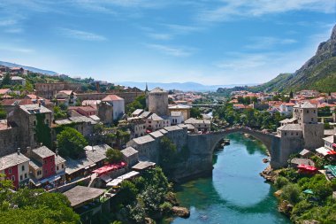 Mostar, Bosnia and Herzegovina, clipart