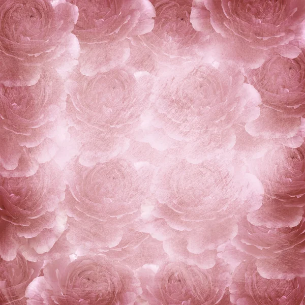 Fundo romântico com rosas — Fotografia de Stock
