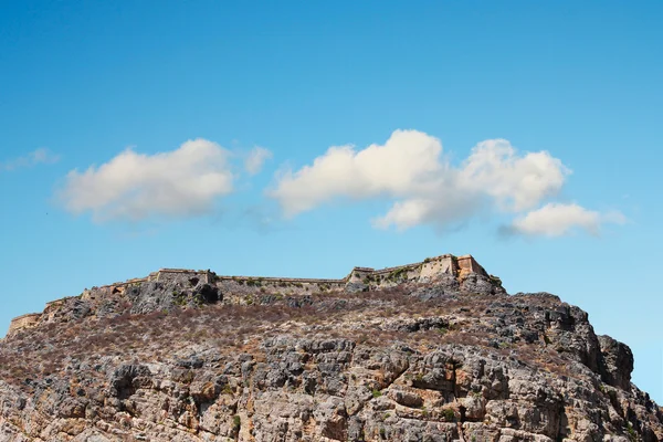 : Вид на лагуну Балос и остров Грамвуса на Крите — стоковое фото