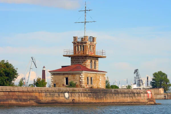 Kronstadt, puesto del puerto — Foto de Stock