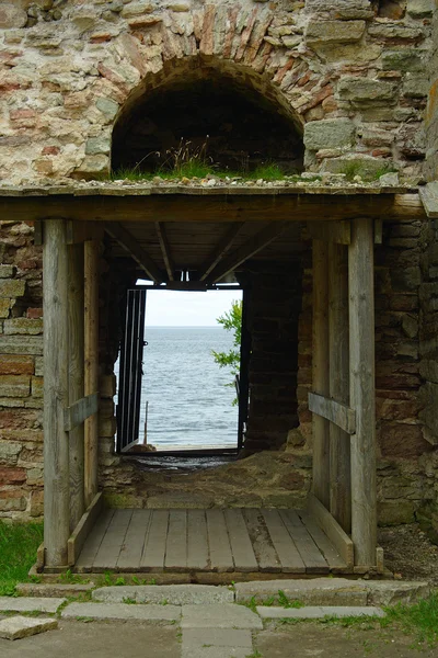 Schlisselburg, pasáž wal — Stock fotografie