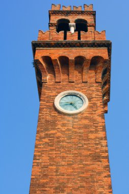 Venedik, murano Adası'Saat Kulesi