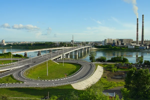 Kemerovo, vista do convés — Fotografia de Stock