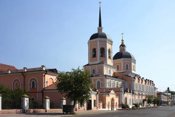 Tomsk, Katedra w bogoyavlensky — Zdjęcie stockowe