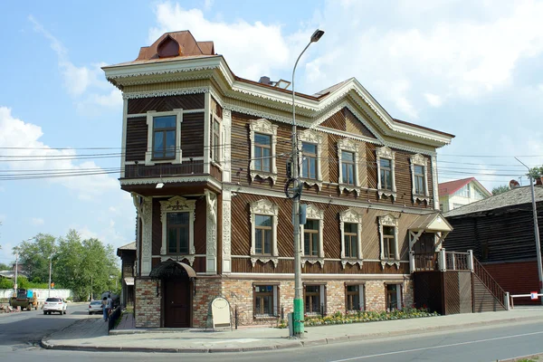 Tomsk ", casa do comerciante " — Fotografia de Stock