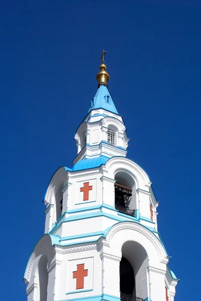 正統派教会の鐘楼は — ストック写真
