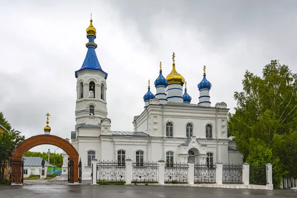 Oude Orthodoxe Kerk Van Peter Paul Salair Regio Kemerovo Kuzbass — Stockfoto