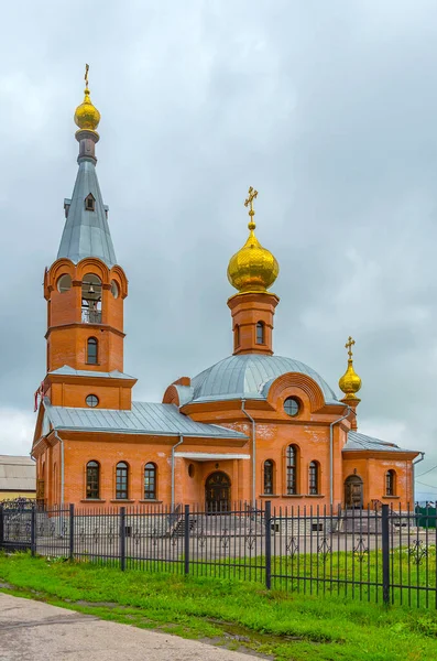 Iglesia Los Catorce Mil Bebés Herodes Golpeado Jurga Región Kemerovo — Foto de Stock
