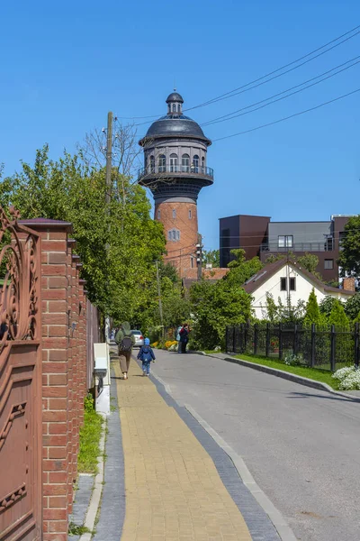 Aussichtsplattform Historischen Gebäude Des Wasserturms Der Kurstadt Zelenogradsk Gebiet Kaliningrad — Stockfoto