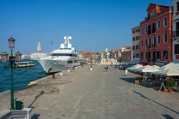 Venice View Ponte Della Verita Marina Bridge San Biagio Embankment — Foto Stock