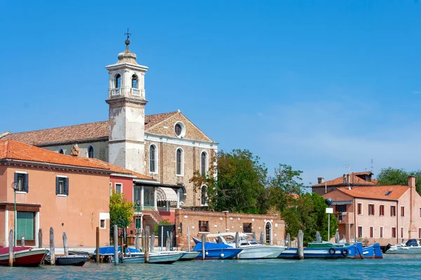 Katolický Kostel Santa Maria Degli Angeli Ostrově Murano Benátské Laguně — Stock fotografie