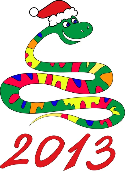 2013 년 뱀 — 스톡 벡터