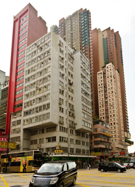 Здания Гонконга — стоковое фото
