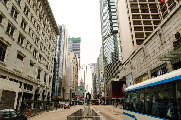 Hong Kong άποψη του δρόμου — Φωτογραφία Αρχείου