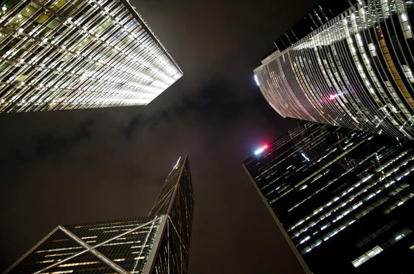 Wieżowce w hong Kongu — Zdjęcie stockowe