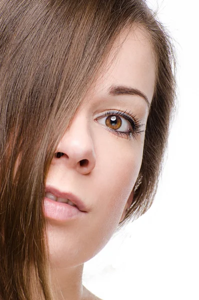 Mulher sexy com cabelo bonito — Fotografia de Stock