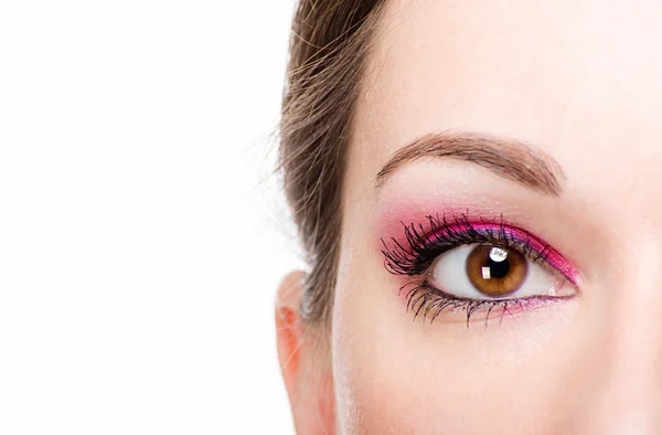 Gyönyörű nő szem make-up Stock Kép