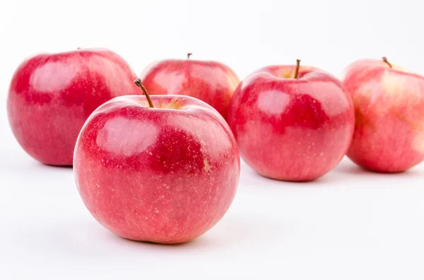 Groupe de pommes rouges Images De Stock Libres De Droits