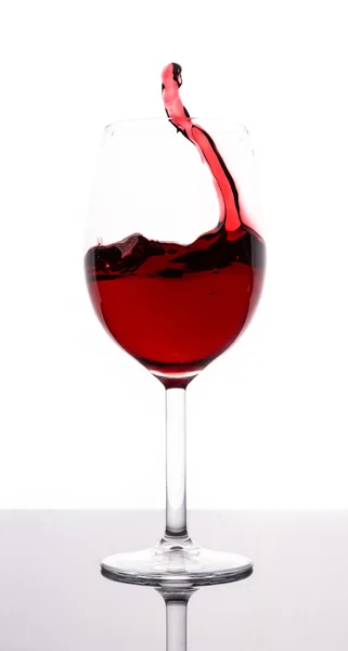 红酒和酒杯 — 图库照片