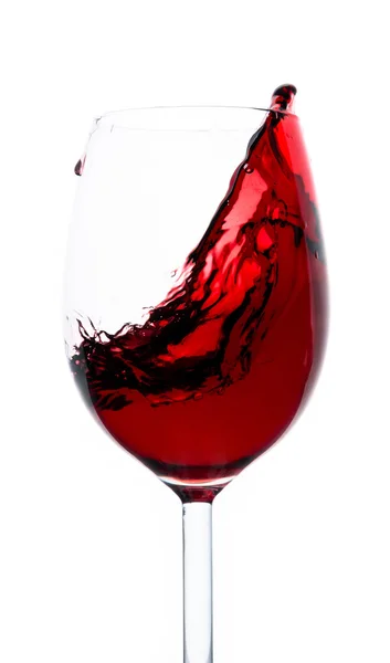 Spruzzi di vino rosso — Foto Stock