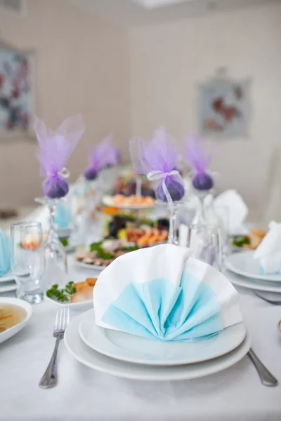 Conjunto de mesas para boda — Foto de Stock